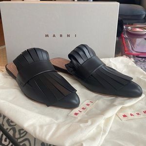 MARNI Sabot Shoe in soft calf leather